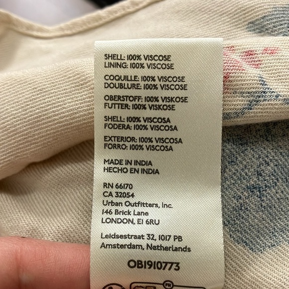 Free People Francesca mini dress size XS seersucker rosette - Picture 9 of 9